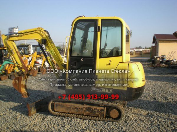 Стекло для гусеничных мини-экскаваторов Hyundai ROBEX 28-7