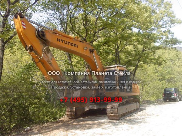 Стекло для гусеничных экскаваторов Hyundai ROBEX 2900 LC-3