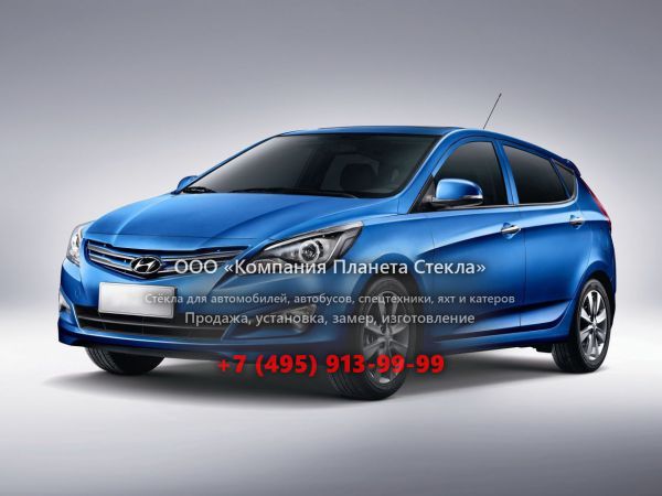 Стекло для Hyundai Solaris хетчбэк 2014 - 2017, 1 поколение [рестайлинг]