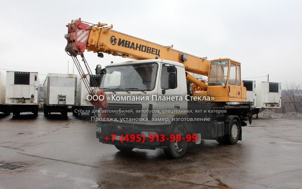 Стекло для автокран Ивановец КС-35715