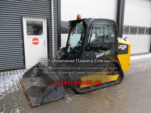 Стекло для мини-погрузчиков с бортовым поворотом JCB 205T
