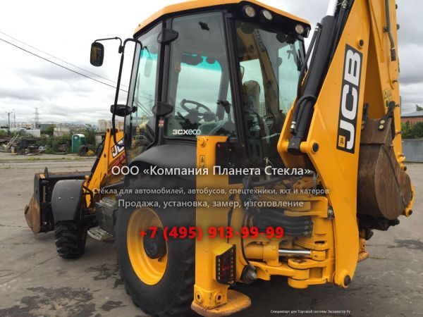 Стекло для экскаваторов-погрузчиков JCB 3CX4T