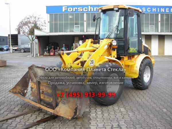 Стекло для фронтальных погрузчиков JCB 407 ZX