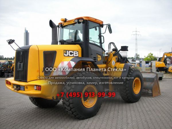 Стекло для колёсных погрузчиков JCB 436 HT