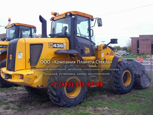 Стекло колёсных погрузчиков JCB 436 ZX
