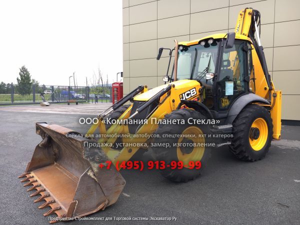 Стекло для экскаваторов-погрузчиков JCB 4CX Super