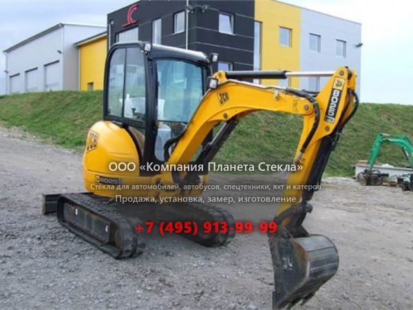 Стекло для гусеничных мини-экскаваторов JCB 8025 ZTS