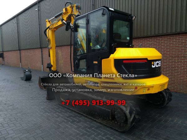 Стекло для гусеничных мини-экскаваторов JCB 86C-1