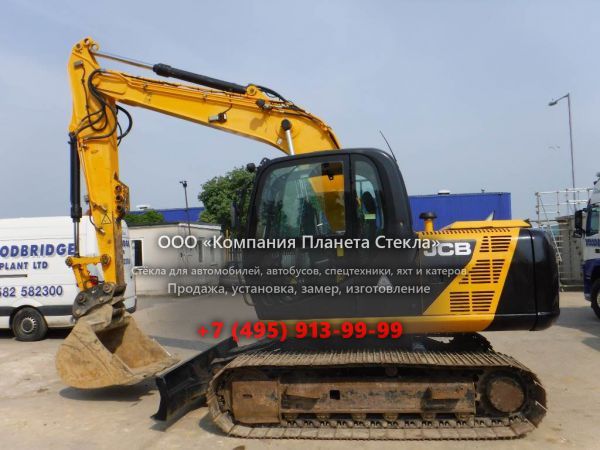 Стекло для гусеничных экскаваторов JCB JS 115