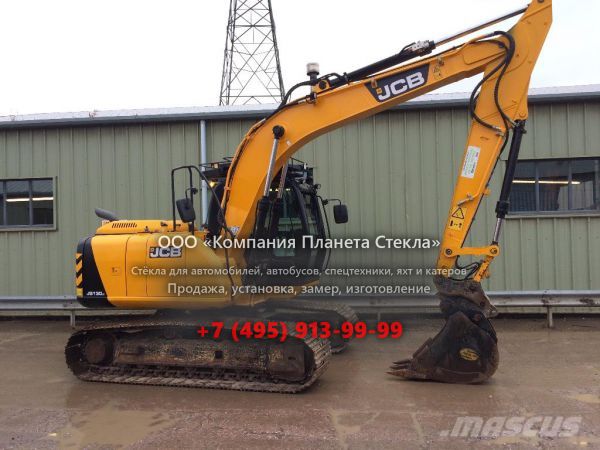 Стекло для гусеничных экскаваторов JCB JS 130
