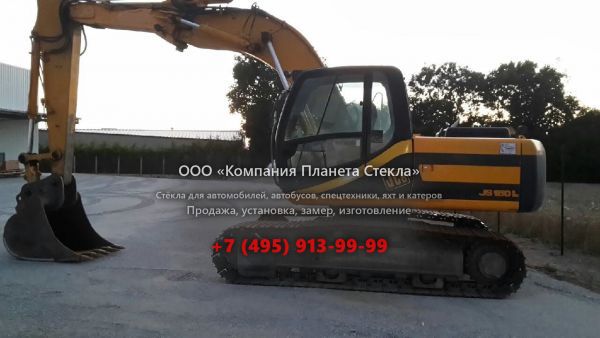 Стекло для гусеничных экскаваторов JCB JS 160L