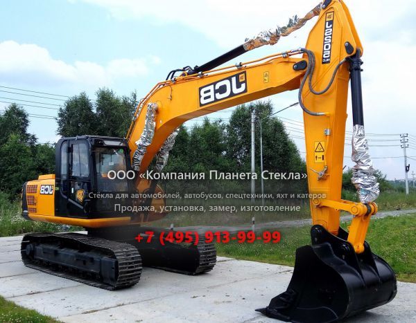 Стекло для гусеничных экскаваторов JCB JS 205