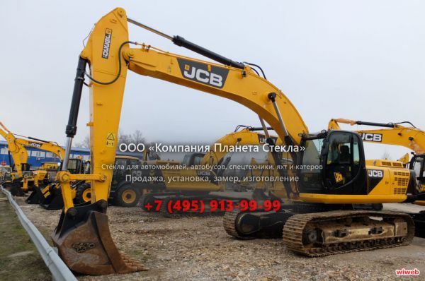 Стекло для гусеничных экскаваторов JCB JS 330L