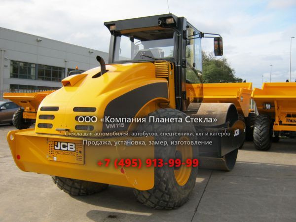 Стекло для грунтовых катков JCB VM 115 HD