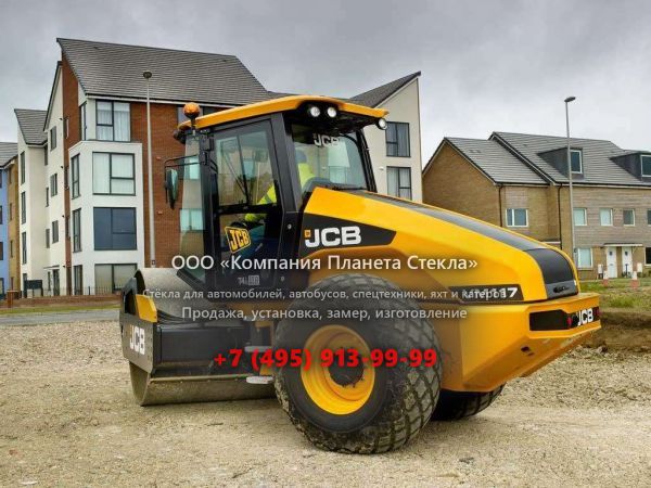 Стекло для грунтовых катков JCB VM 117D/PD