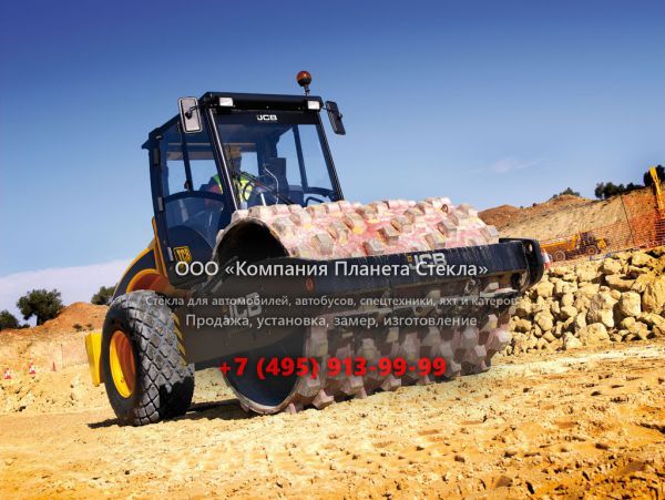 Стекло для грунтовых катков JCB VM 166D/PD