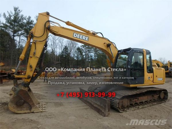 Стекло для гусеничных экскаваторов John Deere 120C