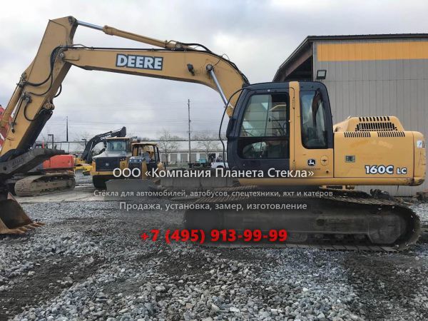 Стекло для гусеничных экскаваторов John Deere 160C