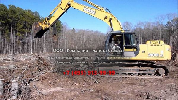 Стекло для гусеничных экскаваторов John Deere 200CL