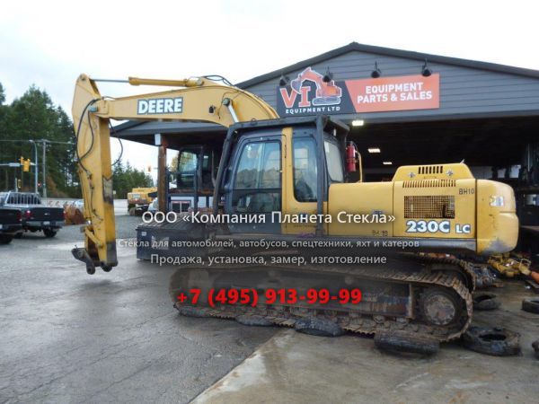 Стекло для гусеничных экскаваторов John Deere 230C LC