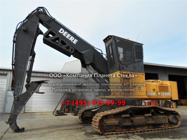 Стекло для нестандартных экскаваторов John Deere 2554 Logger