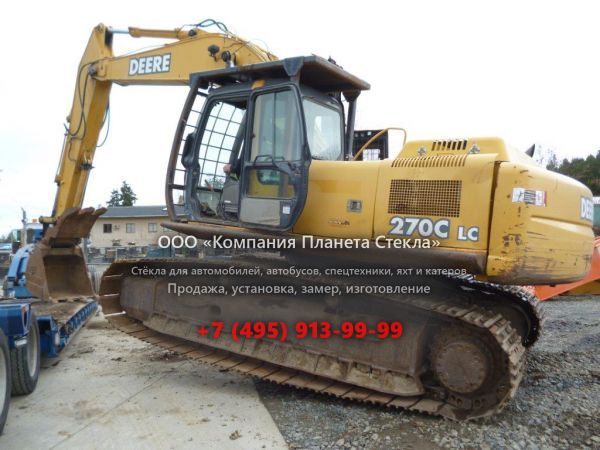 Стекло для гусеничных экскаваторов John Deere 270C