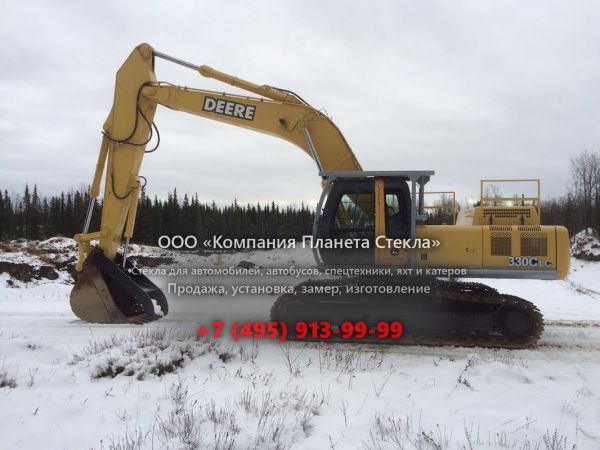 Стекло для гусеничных экскаваторов John Deere 330C