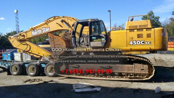 Стекло для гусеничных экскаваторов John Deere 450C LC