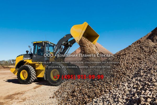 Стекло для колёсных погрузчиков John Deere 524K-II