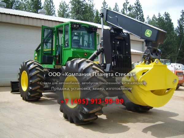 Стекло для скиддеров John Deere 648H