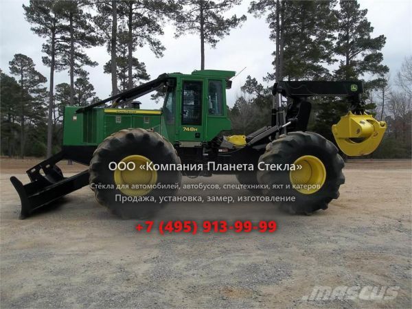 Стекло для скиддеров John Deere 748H