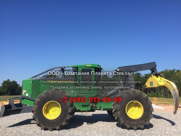 Стекло для скиддеров John Deere 848L