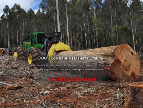 Стекло для скиддеров John Deere 848Н