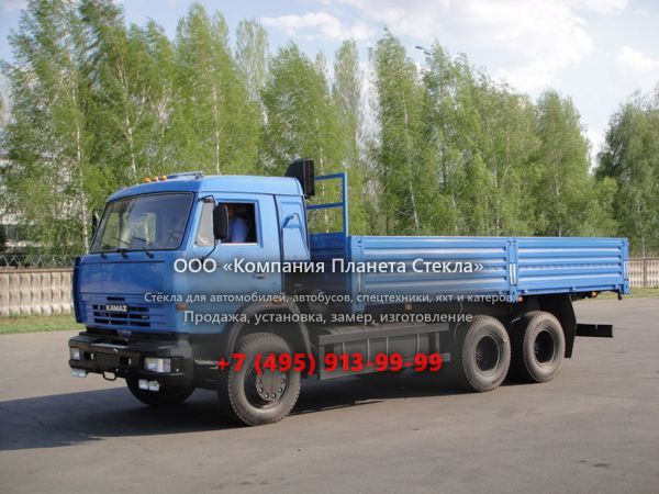 Стекло для бортовых автомобили КамАЗ 53215