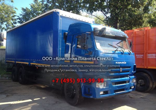 Стекло для бортовых автомобили КамАЗ 6360