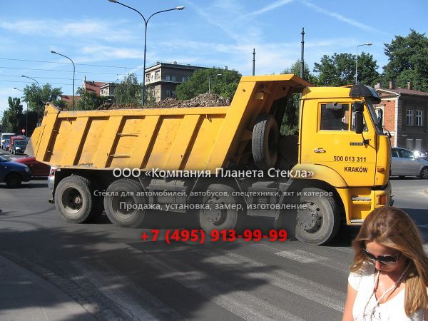 Стекло для шасси КамАЗ 6540