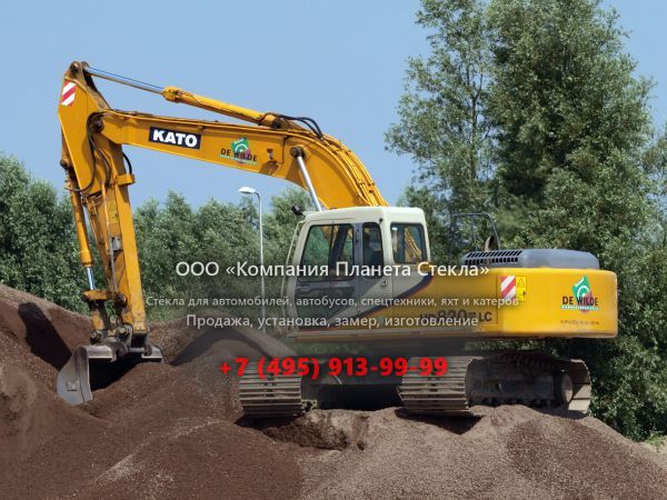 Стекло для гусеничных экскаваторов Kato HD 820 III-LC