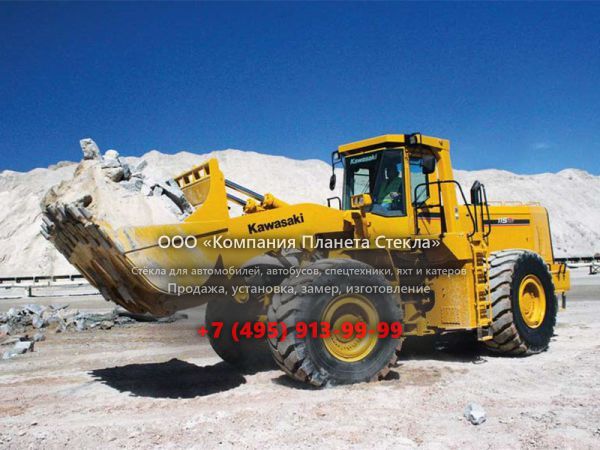 Стекло для колёсных погрузчиков Kawasaki 115 ZV