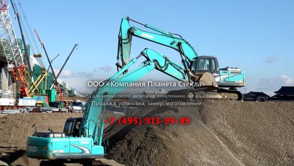 Стекло для гусеничных экскаваторов Kobelco Kobelko SK200H