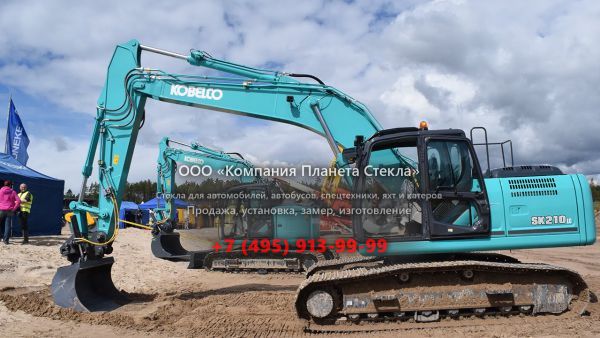 Стекло для гусеничных экскаваторов Kobelco SK210LC