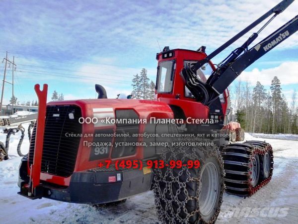 Стекло для харвестеров Komatsu 931