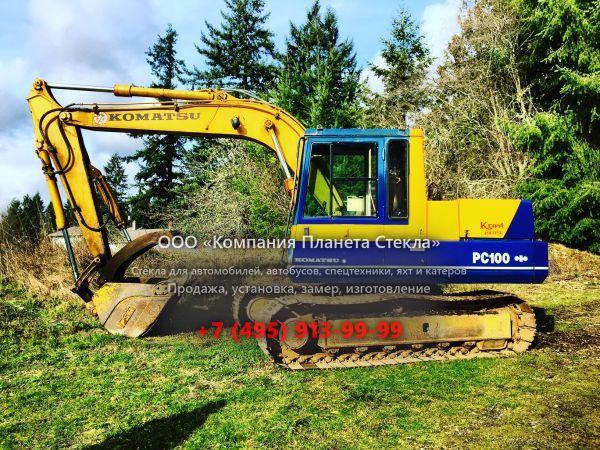 Стекло для гусеничных экскаваторов Komatsu PC100
