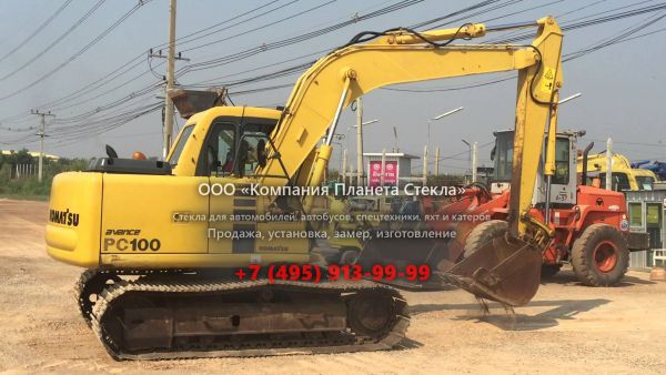 Стекло для гусеничных экскаваторов Komatsu PC100R-6