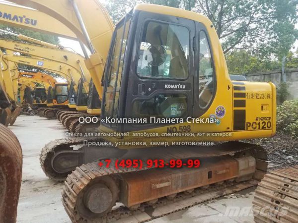 Стекло для гусеничных экскаваторов Komatsu PC120