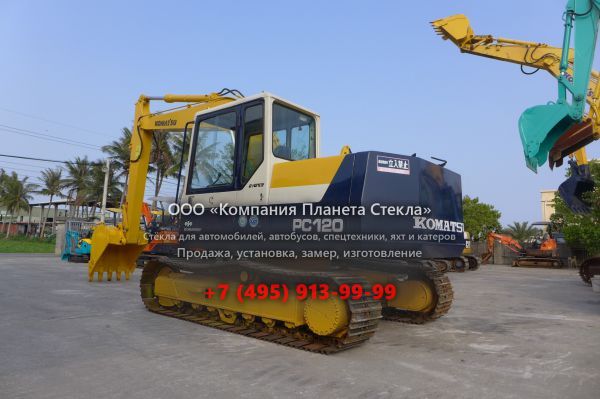 Стекло для гусеничных экскаваторов Komatsu PC120-5