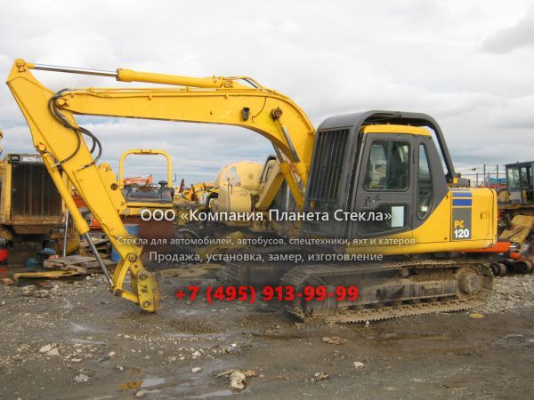 Стекло для гусеничных экскаваторов Komatsu PC120-6