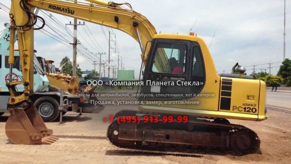 Стекло для гусеничных экскаваторов Komatsu PC120-6 avance