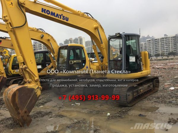 Стекло для гусеничных экскаваторов Komatsu PC128US-2