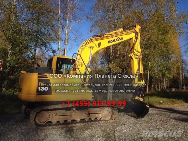 Стекло для гусеничных экскаваторов Komatsu PC130-6