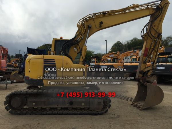 Стекло для гусеничных экскаваторов Komatsu PC138US-8